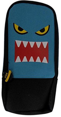 

PeppyBasket pencil pouch Monster Desgin Art Polyester Pencil Box(Set of 1, Black)