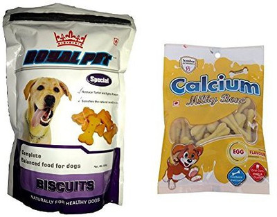 

ROYAL PET Dog Biscuit Non Veg and Calcium Milk Bone Egg Flavour DOG TREAT Chicken, Egg Dog Treat(800 g, Pack of 2)