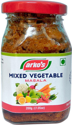 

ARKOS Homemade Mixed Vegetable Pickle, 200g Mixed Pickle(200 g)