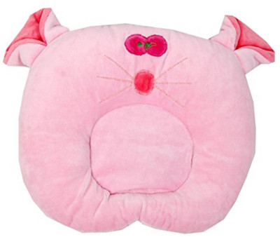 Guru Kripa Baby Products Solid/Plain Baby Pillow Pack of 1(Pink)