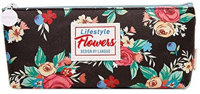 

Languo Flower Blossom Black B Pouch(Black)