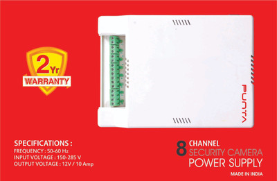 

Punta 8 channel power supply 12 Watts PSU(White)