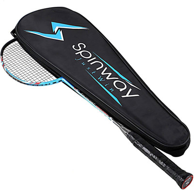 

Spinway Flexibility and a Greater Balance,Hot Melt (With Cover Bag) Black Strung Badminton Racquet(S3 - Small, 84 g)