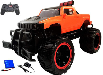 

J K INTERNATIONAL Hummer Rock Crawler Monster Truck Racing Car Rechargeable(Orange)