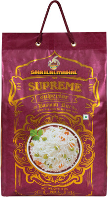 

SHRI LAL MAHAL SUPREME BASMATI RICE 5 KG Basmati Rice (Long Grain, Polished)(5000 g)