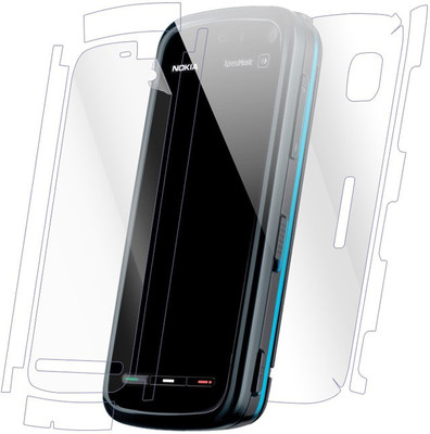 Snooky Front and Back Tempered Glass for Nokia 5800 XpressMusic(Pack of 1)
