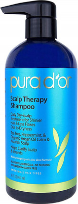 

Pura D'or Scalp Therapy Shampoo for Dandruff with Argan Oil ( FROM USA )(473 ml)