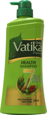 

Dabur Vatika Naturals Health Shampoo Satt Poshan (640 ml)(640 ml)