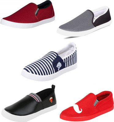 

Wwodcell Loafers For Men(Multicolor, Maroon