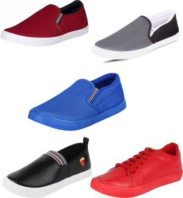 

Wwodcell Loafers For Men(Multicolor, Maroon