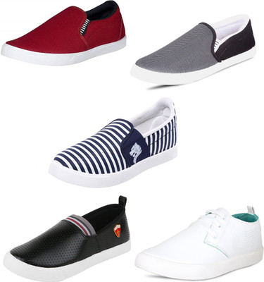 

Trenqs Casuals For Men(Multicolor, Maroon