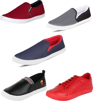 

Wwodcell Loafers For Men(Multicolor, Maroon