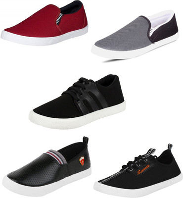 

Trenqs Sneakers For Men(Multicolor, Maroon