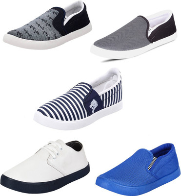 

Wwodcell Loafers For Men(Multicolor, Grey
