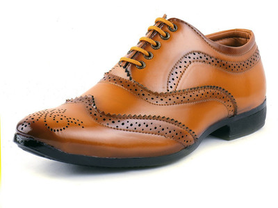 

FASHINO Formal Lace Up For Men(Tan
