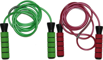 

Shop At Bargain SKIPINGROPEREDGREEN2 Ball Bearing Skipping Rope(Green, Red, Pack of 2)