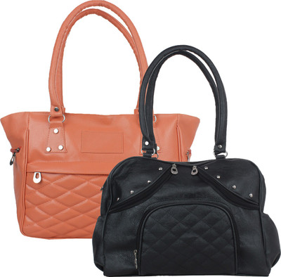 

Fillin Cart Women Casual, Evening/Party Multicolor PU Hand-held Bag