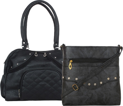 

Fillin Cart Women Casual, Evening/Party Black PU Sling Bag