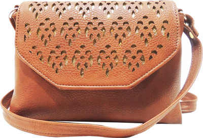 

Madame Exclusive Women Casual Tan PU Sling Bag