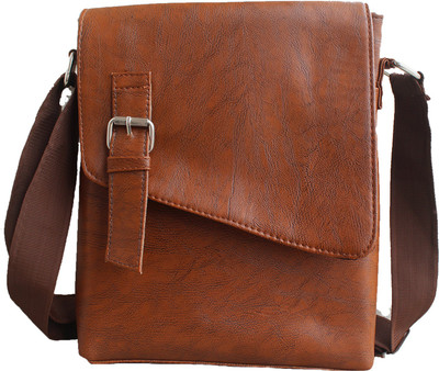 

JaIsBoy Boys & Girls Casual Brown PU Shoulder Bag