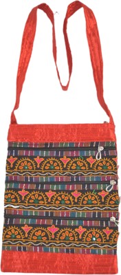 

KUTCH HANDICRAFT Women Formal Multicolor Satin Shoulder Bag