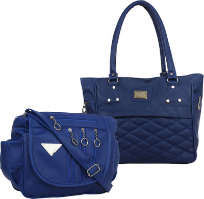 

Fillin Cart Women Casual, Evening/Party Blue PU Sling Bag