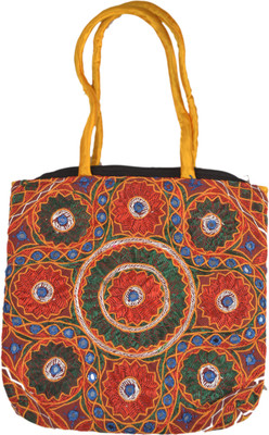 

KUTCH HANDICRAFT Women Formal Multicolor Satin Shoulder Bag