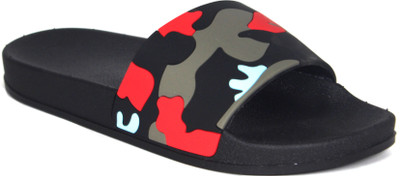 

Urban Walk Camouflage Flipflops For Men Slides, Black