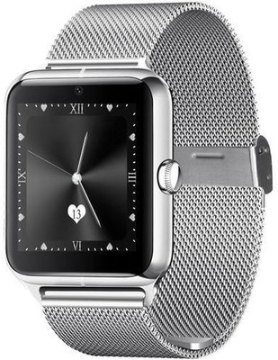 

Suroskie Z50 Bluetooth Smart Watch SIM GPRS For Android And IOS. Smartwatch(Silver Strap Regular)