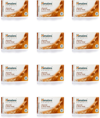 

Himalaya ALMOND & ROSE SOAP(900 g, Pack of 12)
