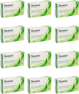 

Himalaya NEEM & TURMERIC SOAP(900 g, Pack of 12)