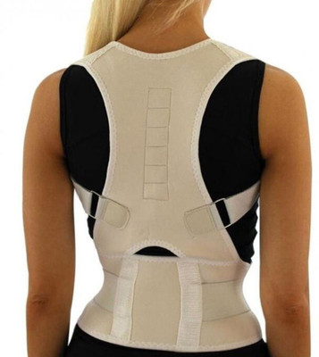 

ELEBAE magnetic posture support back shoulder Back posture corrector back support brace for posture correction Back & Abdomen Support (L, Pink, Blue, Black, White)