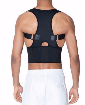 

ELEBAE magnetic posture support back shoulder Back posture corrector back support brace for posture correction Back & Abdomen Support (L, Pink, Blue, Black, White)