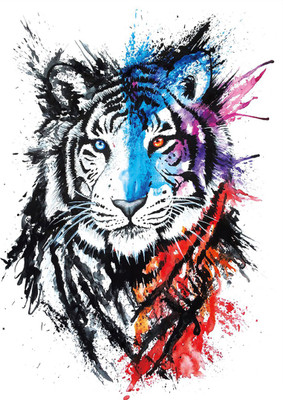

Savii Beautiful Colorful Big Tiger Leopard Face Popular Design(Beautiful Colorful Big Tiger Leopard Face Popular Design)