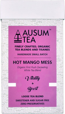 Ausum Hot Mango Mess (Loose Blend) | Mango, Orange White Tea(110 g, Box)