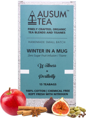 

Ausum Winter In A Mug (Tea Bags) | Apple, Cinnamon, Cardamom Herbal Tea Bags(105 g, Box)