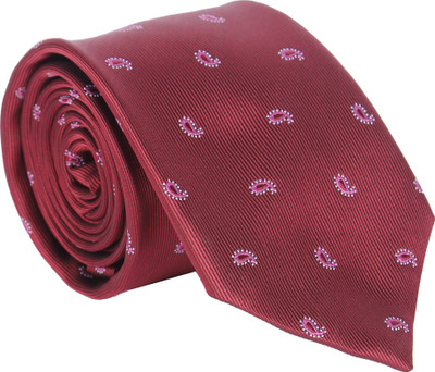 

Aztek Printed Tie, Maroon