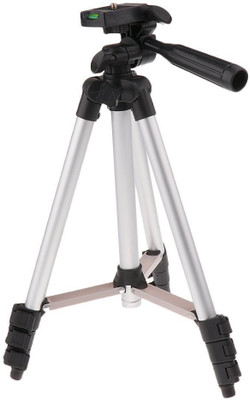 

DawnRays Tripod-3110 40.2 Inch Portable Camera Tripod, 360-1050mm Adjustable 1/4” Screw Mini Aluminum Alloy Tripod, 3 Way Panhead Tripod Stand Holder for Camera Mobile Phone With Three-Dimensional Head & Quick Release Plate, Rubber Legtip Tripod Stand, Bu