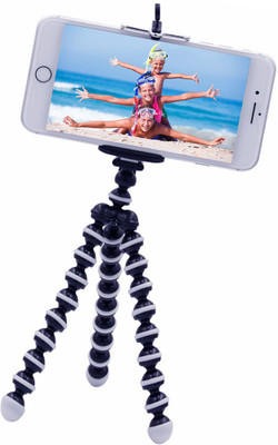 

CASADOMANI Universal Flexible 360 Degree Travel Compact Portable Octopus Mobile Phone Holder Snake Style Stand for All Android/Smartphones/DSLR Cameras Lazy Stand Tripod(Multicolor, Supports Up to 1000 g)
