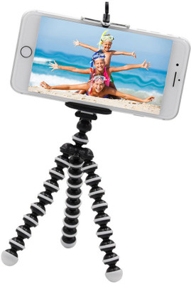 

CASADOMANI Universal Flexible 360 Degree Travel Compact Portable Octopus Mobile Phone Snake Style Stand for All Android/Smartphones/DSLR Cameras Lazy Stand Tripod(Multicolor, Supports Up to 1000 g)