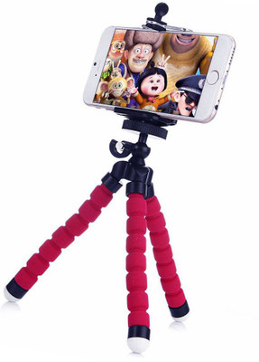 

BUY SURETY Sponge Flexible Sponge Octopus Tripod 360 Rotatable mobile holder Phone Holder Selfie stick Camera Stand Gorillapod Universal Tripods For all Smartphones and Video Cameras Tripod(Multicolor, Supports Up to 1000 g)