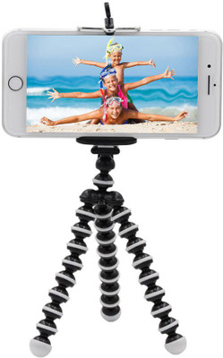 

BUY GENUINE Universal Flexible 360 Degree Travel Compact Portable Octopus Mobile Phone Snake Style Stand for All Android/Smartphones/DSLR Cameras Lazy Stand Tripod(Multicolor, Supports Up to 1000 g)