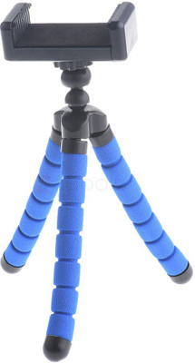 

CRAZYINK Mini tripod high-quality universal Mount + Phone Holder Clip Desktop Self-Tripod for Mobile Phones and Digital Camera Tripod(Blue, Supports Up to 230 g)