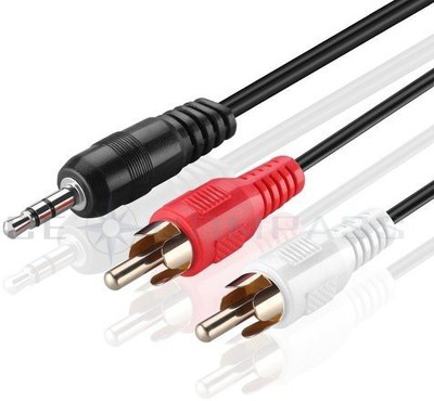 

Kebilshop TV-out Cable 3.5mm 2RCA Aux Stereo cable 1.2 meter (Black, For Home Theater)(Multicolor, For Home Theater, 1.5 m)