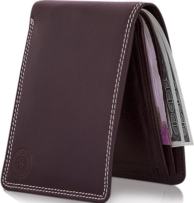 

POLLSTAR Men Brown Genuine Leather Wallet(7 Card Slots)