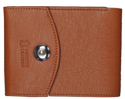 

DELMA Men Tan Artificial Leather Wallet(5 Card Slots)
