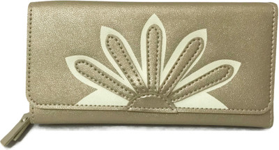 

Ferishta Women Gold Artificial Leather Wallet(10 Card Slots)