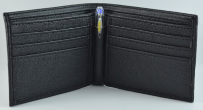 

Wayra Men Black Artificial Leather Wallet(6 Card Slots)