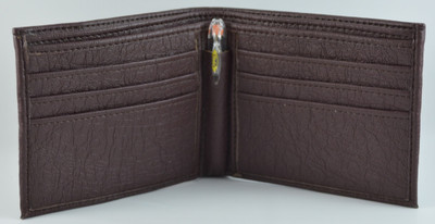 

Wayra Men Brown Artificial Leather Wallet(6 Card Slots)