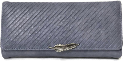 

Ferishta Women Grey Artificial Leather Wallet(6 Card Slots), Blue